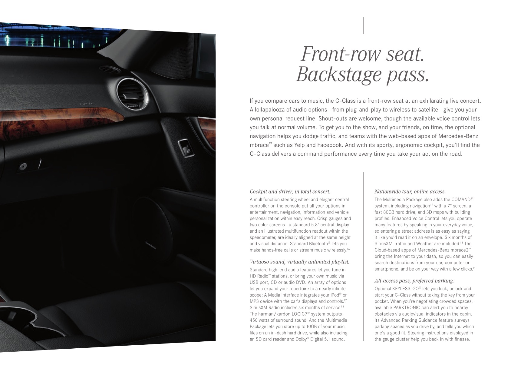 2014 Mercedes-Benz C-Class Brochure Page 13